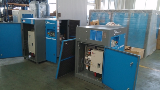 Magnetisches VSD-Öl spritzte Drehschrauben-Kompressor zweistufiges 160kw/215hp ein