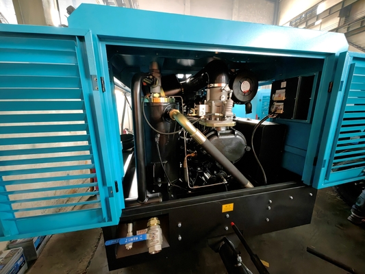 Cummins 210-260HP Diesel-Schraubkompressor Luft/Wasserkühlung CE/ISO9001 zertifiziert