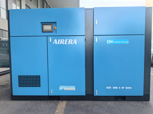 Shanghai Rotorcomp LGCD-280D B VP Direktgetriebener Schraubluftkompressor Ideal für industrielle Anwendungen