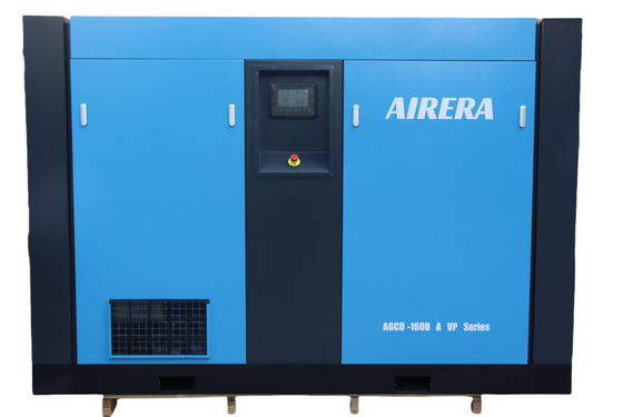 Shanghai Rotorcomp AGCD-160D A VP Intelligent Controller Direktgetriebener Schraubluftkompressor für kostensparende und langlebige Betriebsbedingungen