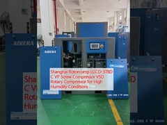 Shanghai Rotorcomp LGCD-37BD C VP Schraubkompressor VSD Rotationskompressor für hohe Luftfeuchtigkeit