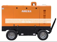 Shanghai Rotorcomp CALT-18/20K Diesel-Schraubkompressor für optimale Leistung bei extremen 55°C Umgebungstemperaturen